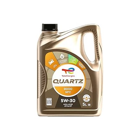 TotalEnergies Quartz 9000 NFC 5W-30, Huile moteur essence et Diesel, 5 litres