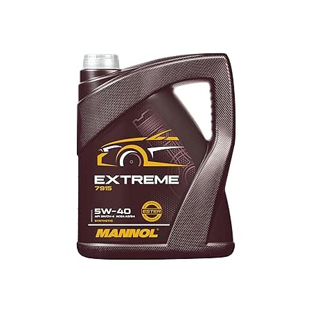 Mannol - 7915 Extreme Huile Moteur synthétique - 5W40 - ACEA A3/B4 - API SN/CH-4-5 l