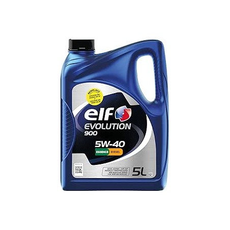 ELF EVOLUTION 900 5W-40, Huile moteur essence et Diesel, 5 litres
