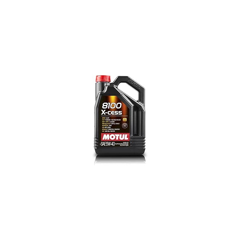 Motul Huile de Moteur 8100 X-Cess 102870-5 W-40-5 litres