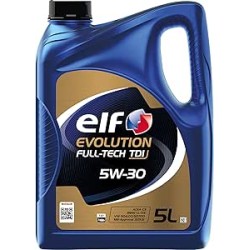 ELF EVOLUTION FULL-TECH TDI 5W-30, Huile moteur essence et Diesel, 5 litres