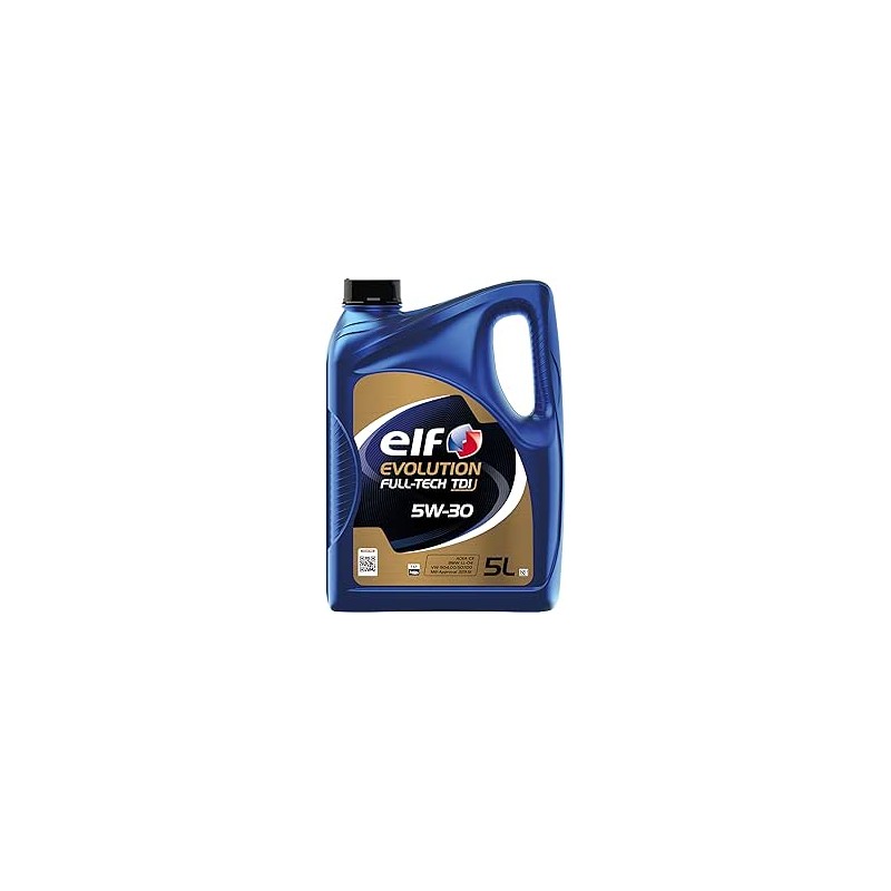 ELF EVOLUTION FULL-TECH TDI 5W-30, Huile moteur essence et Diesel, 5 litres