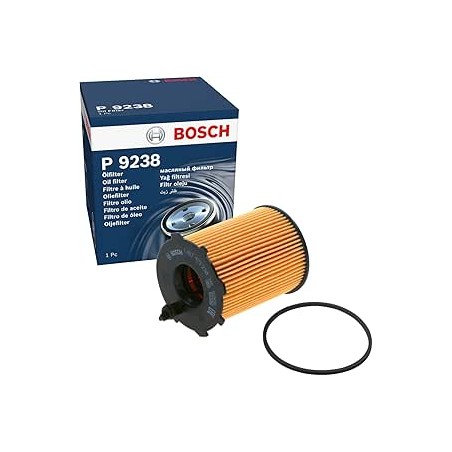 Bosch P9238 Filtre à Huile Automobile - Sépare la Suie et les Particules Métalliques de l'Huile Moteur, Lubrification Fiable du 