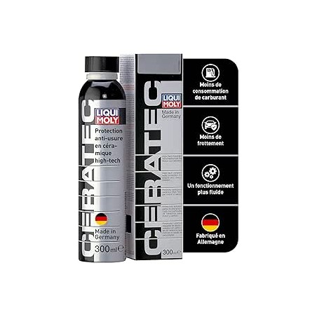Liqui Moly Cera Tec 3721 - Additif d'huile céramique anti-usure pour moteurs essence et diesel - Fonctionnement plus silencieux,