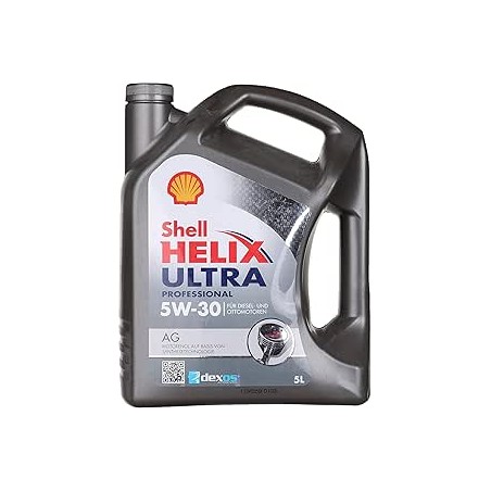 SHELL Huile moteur Helix 5W-30 Huile ACEA C3 API SN Ultra Professional AG 5 L