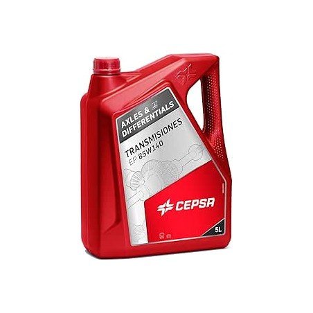 CEPSA Transmission EP 85W140 Huile Minérale pour Transmissions et boîtes Manuelles, 5 L