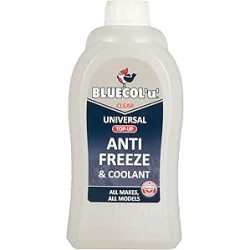 Bluecol - Antigel et Liquide de Refroidissement de complément Universel, pour Toutes Les Marques et modèles 1 Litre (Lot de 1)