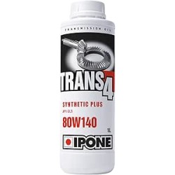 IPONE – Huile de Cardan et Pont Arrière – Trans 4 80W140 – Semi-Synthétique - Résistance aux fortes charges - Réduit les accoups