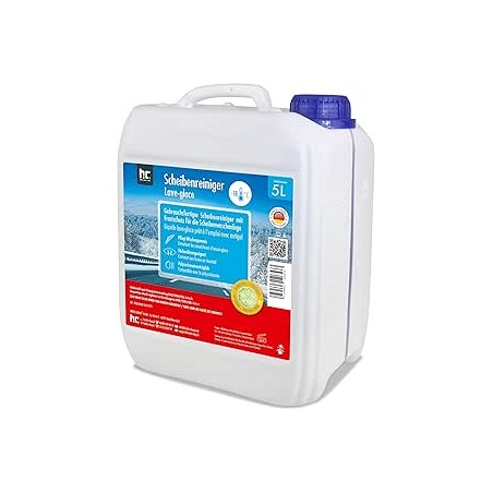 2 x 5 L Antigel Premium pour pare-brise -18°C prêt à l'emploi pour voitures - Compatible avec polycarbonate, parfum frais agrume