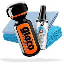 detailmate Kit de scellage Pare-Brise pour Voiture et Douche - Effet Lotus Soft99 Ultra Glaco Vitrifiant 70ml + nettoyant pour v