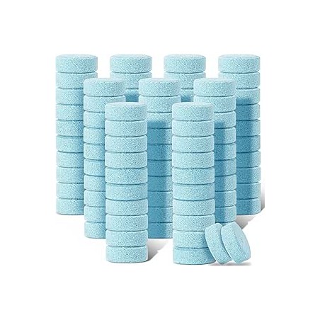 Boao Lot de 100 tablettes de nettoyage concentrées pour pare-brise de voiture, cuisine, fenêtre