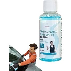 Liquide d'essuie-glace de voiture, 50 ml, liquide de lavage de pare-brise de voiture – Liquide de lavage doux pour vitres de voi