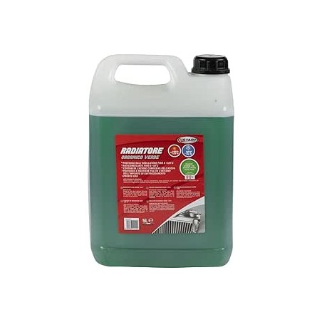 Liquide Radiateur vert G12+ de 5 litres - contraste l'action corrosive de l'eau - protège contre l'ébullition jusqu'à +120°C et 